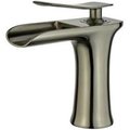 Comfortcorrect 2 x 4.7 x 6.8 in. Logrono Single Handle Bathroom Vanity Faucet, Brushed Nickel CO2528706